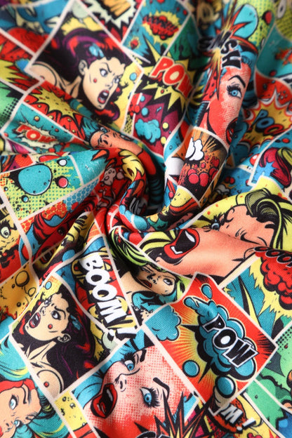 Matilda Comic Wrap Dress