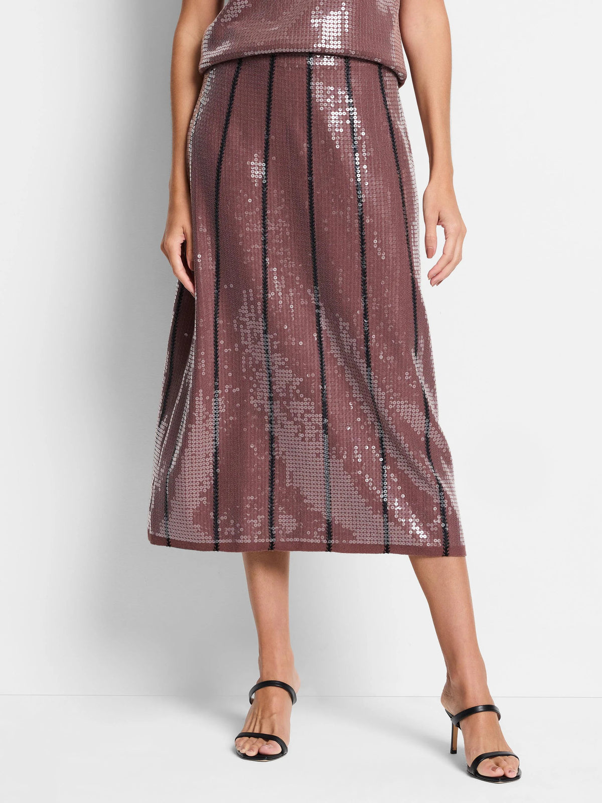 Sequin Knit Skirt