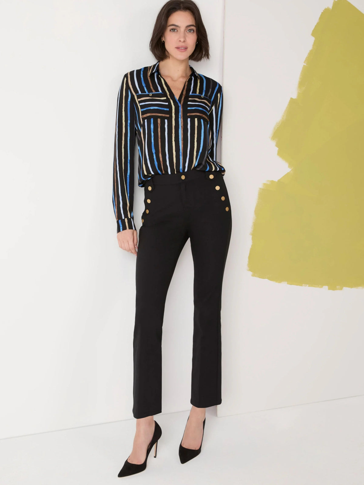 Demi Boot Sailor Plaza Ankle Pant