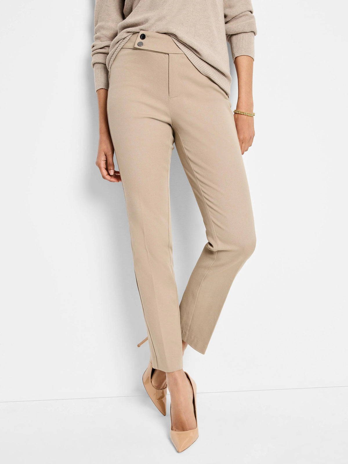 Copley Straight Bi-Stretch Ankle Pant