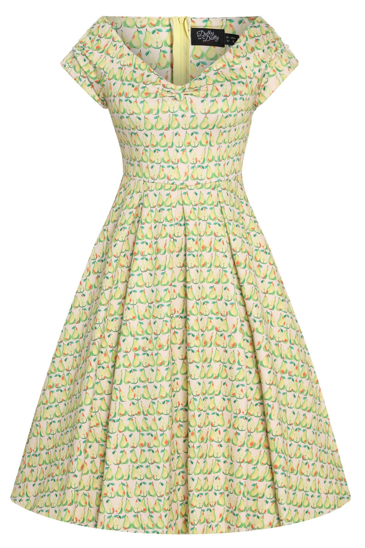 Lily Fruity Pear Off Shoulder Dress