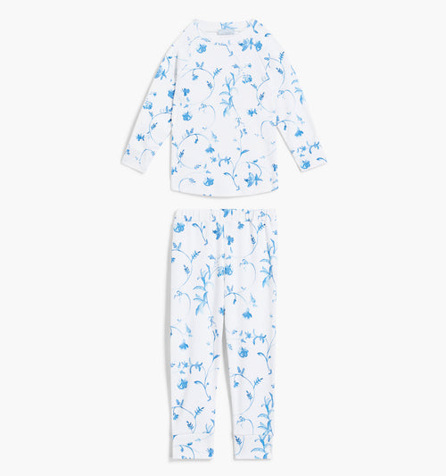 The Tiny PJ Set - Blue Botanical
