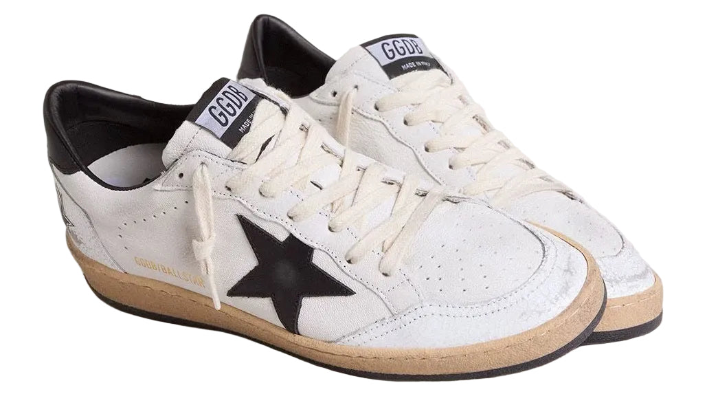 Golden Goose Ball Star Nappa White Black (Women’s)