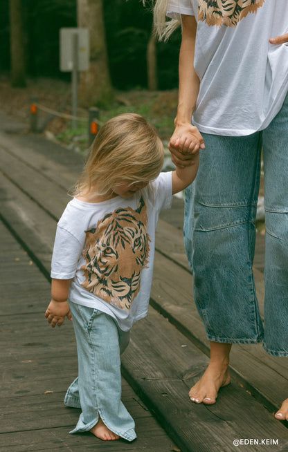 Little Travis Tee ~ Tiger Graphic