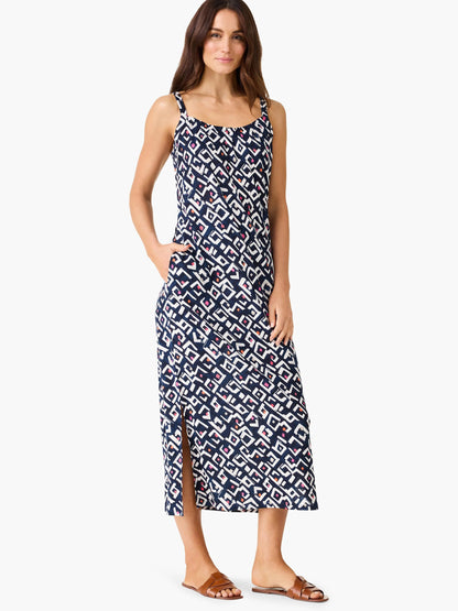 Indigo Angles Dress