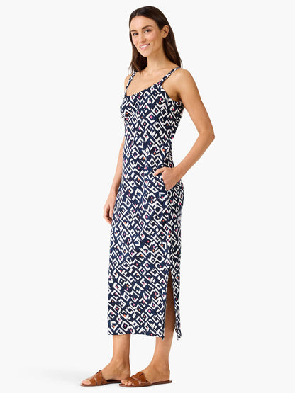 Indigo Angles Dress