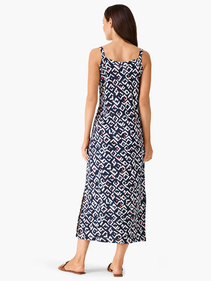 Indigo Angles Dress