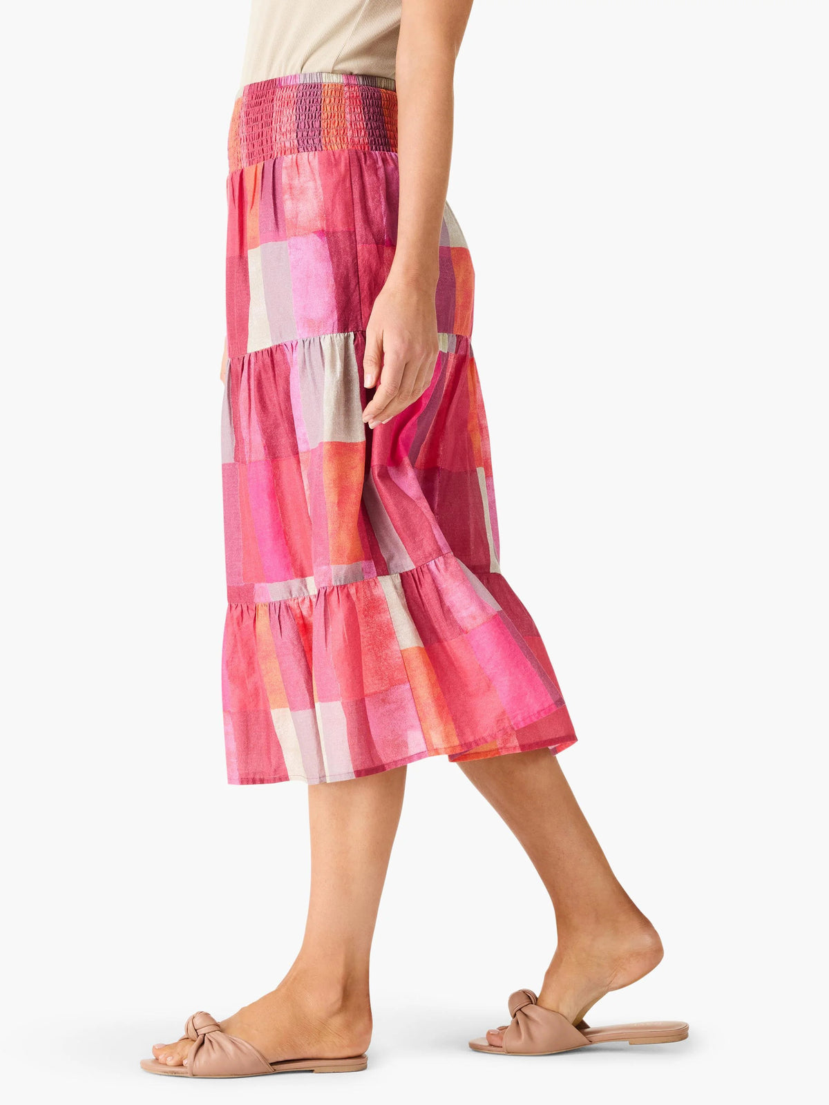 Sunset Plaid Skirt