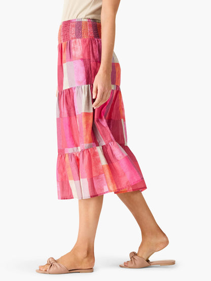 Sunset Plaid Skirt