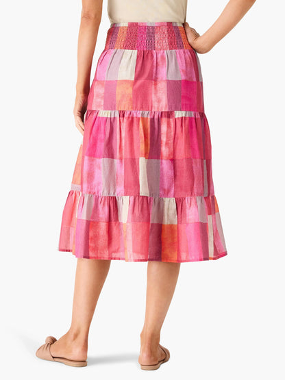 Sunset Plaid Skirt