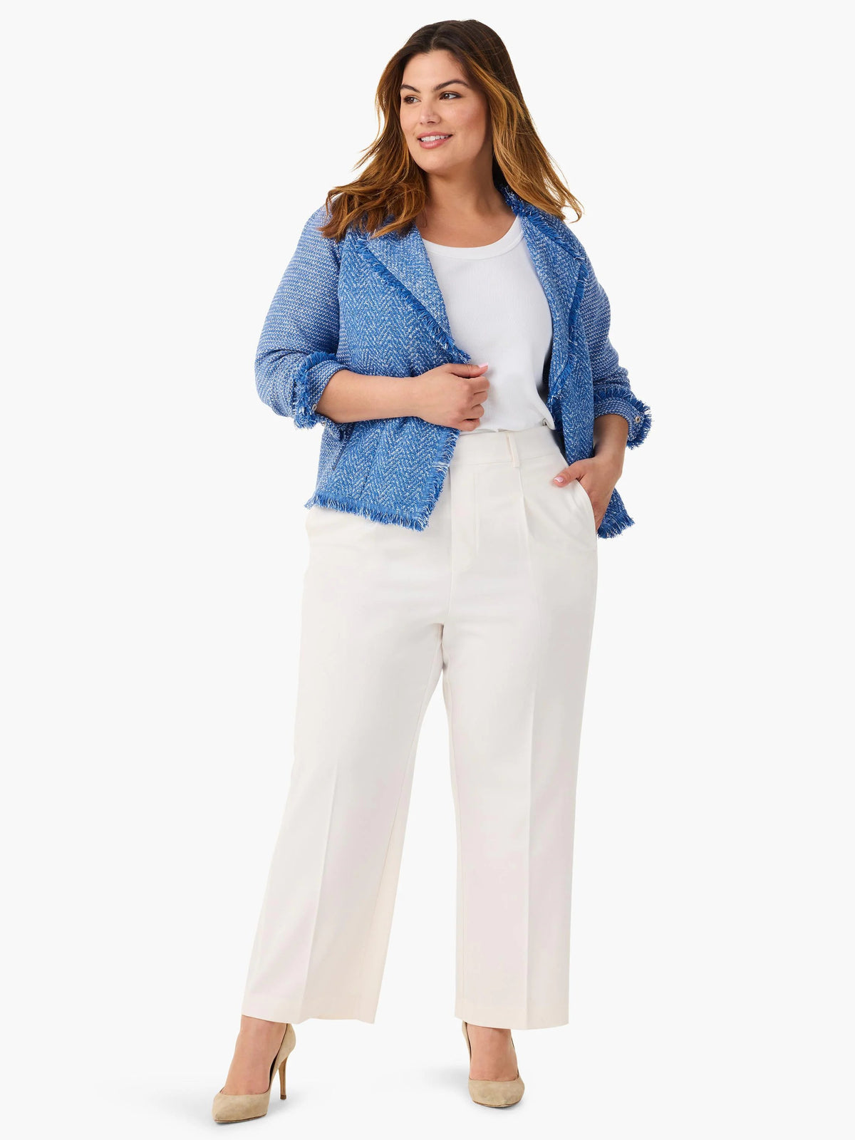 Avenue Summer Wide-Leg Crop Trouser