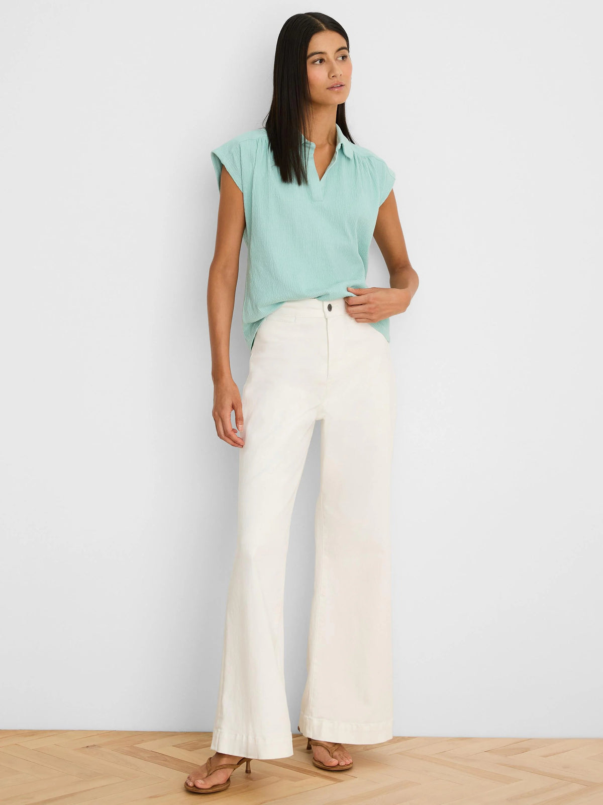 Coastal Crinkle Top