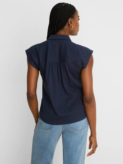 Coastal Crinkle Top