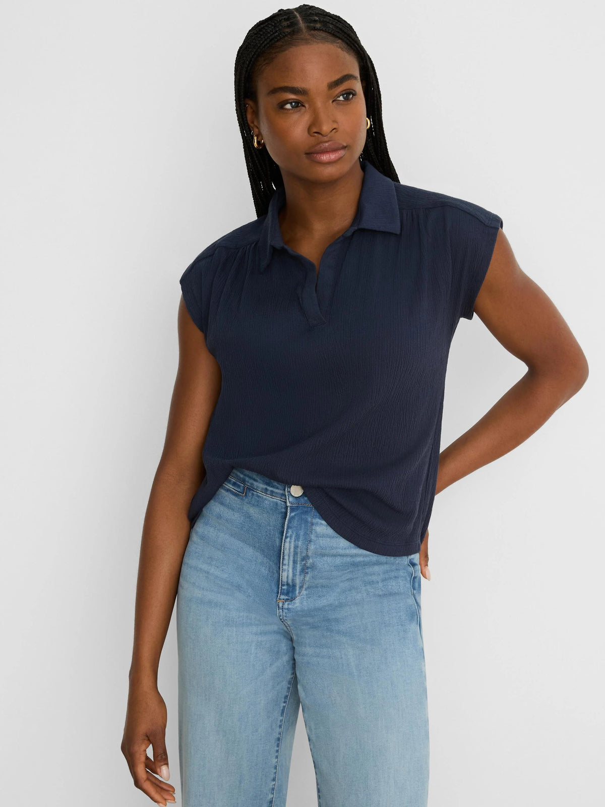 Coastal Crinkle Top