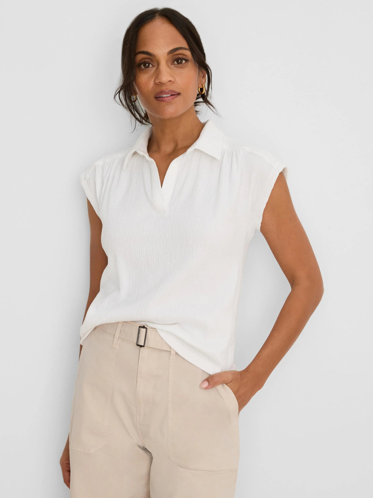 Coastal Crinkle Top