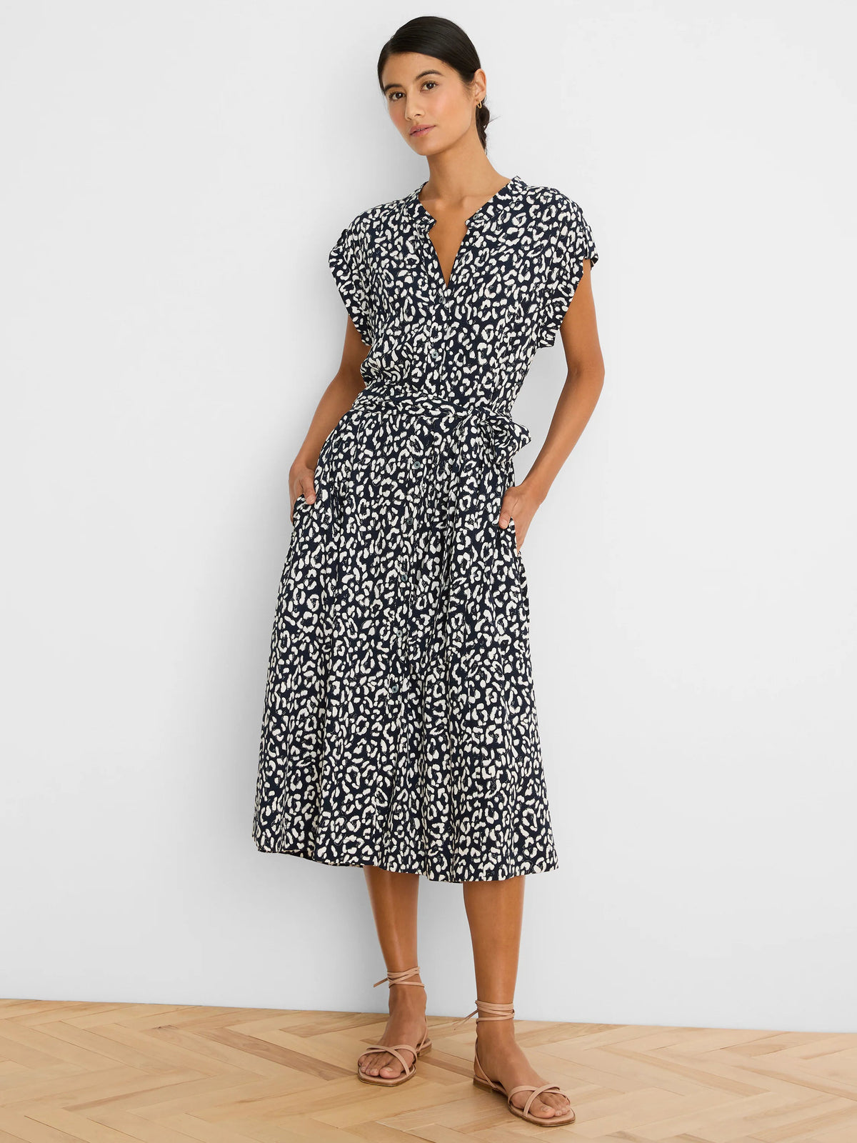 Leopard Sketch Sonni Dress