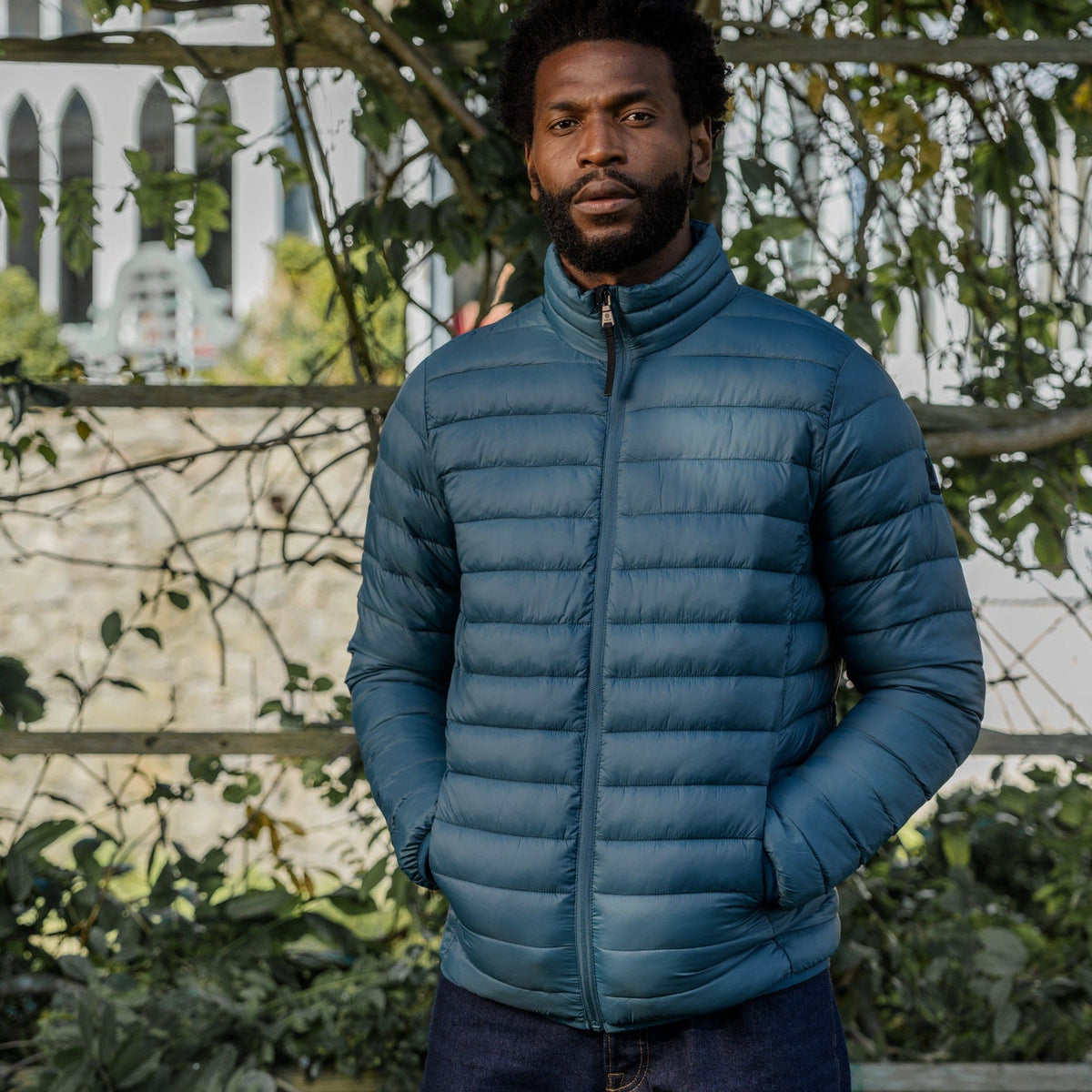 Gibson Mens Insulated Padded Jacket - Lagoon Blue
