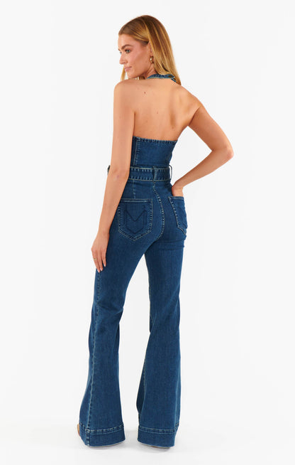Fort Worth Jumpsuit ~ Ridge Blue