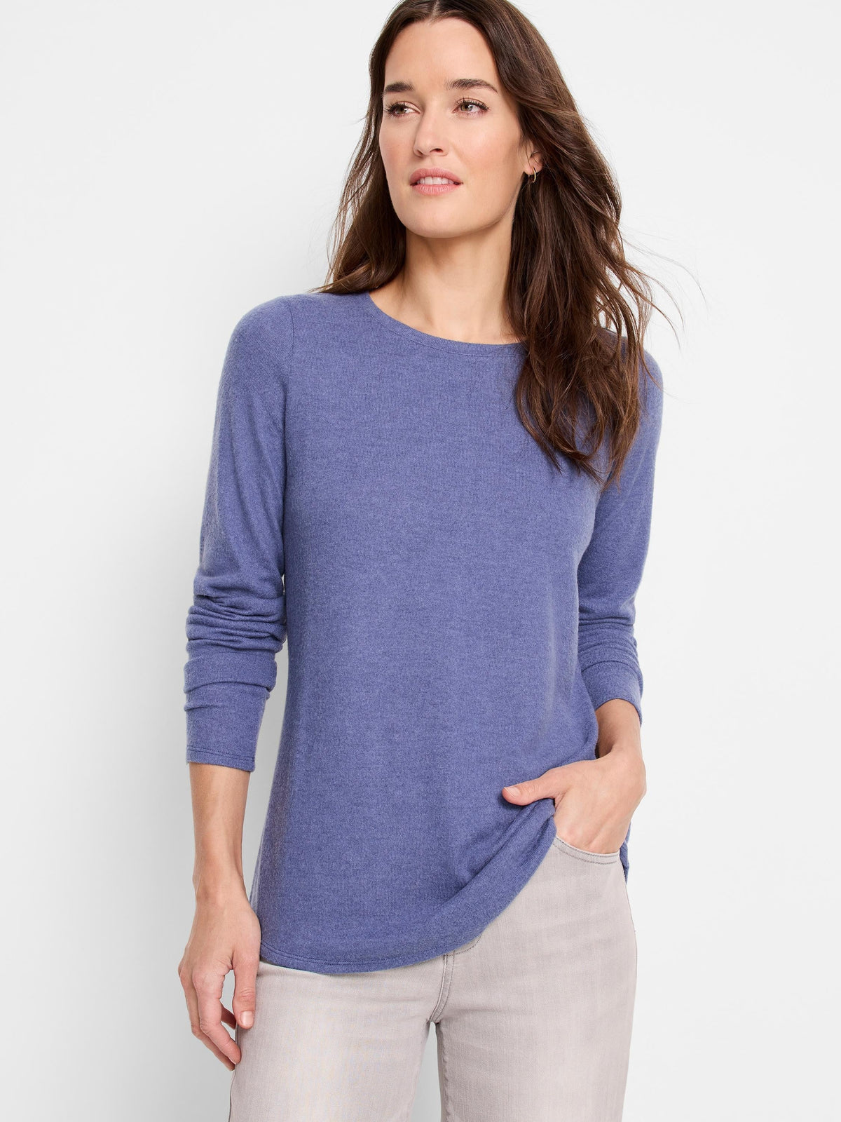 NZT Cozy Long Sleeve Shirttail Tee