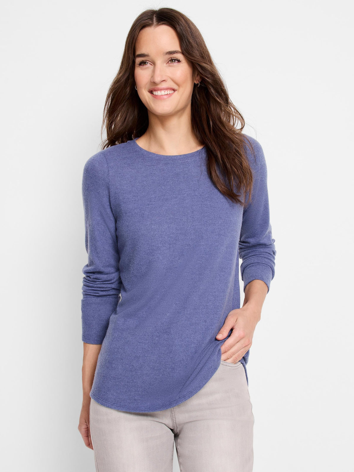 NZT Cozy Long Sleeve Shirttail Tee