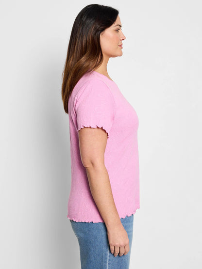NZT Lace Knit T-Shirt