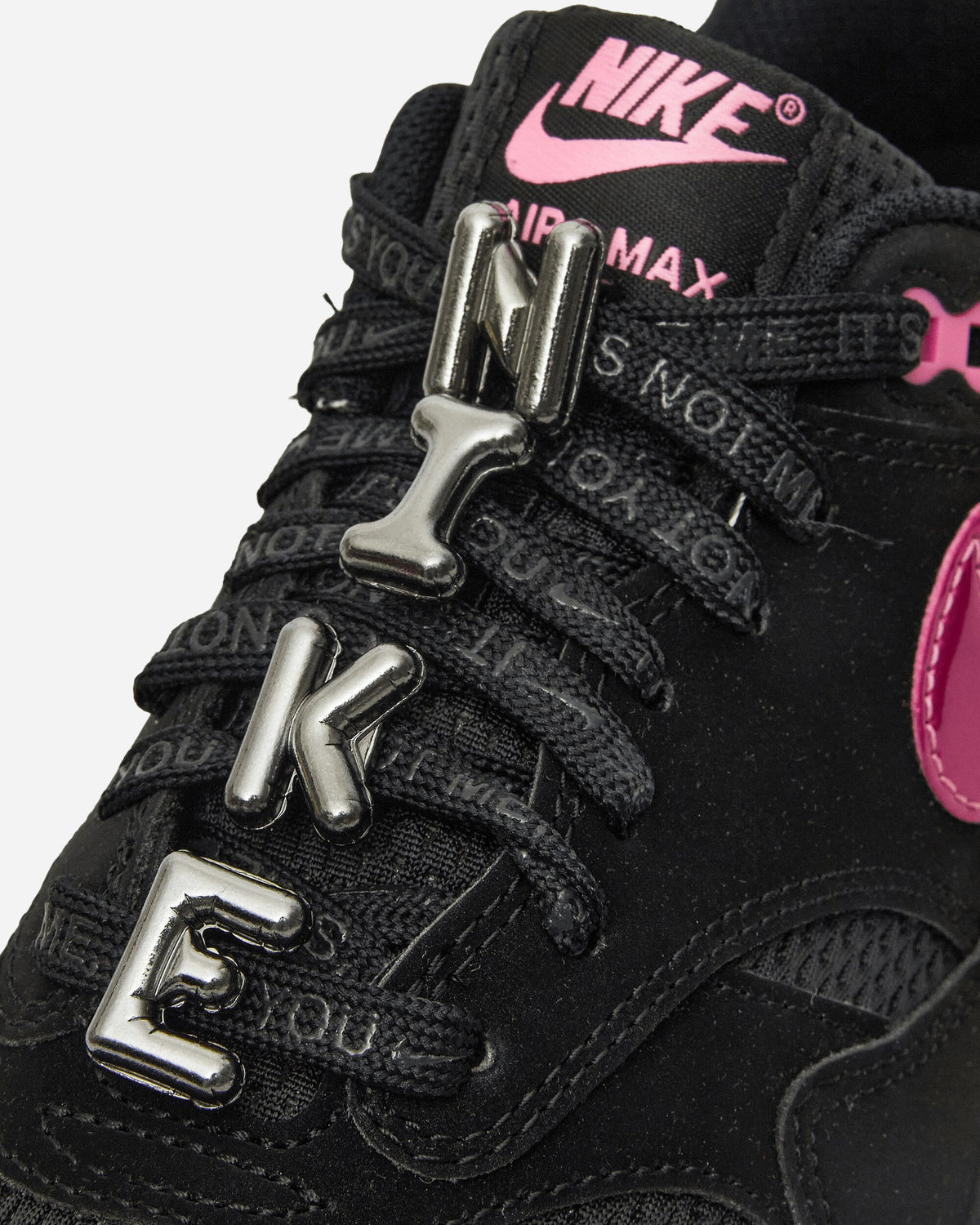 Air Max 1 Premium Sneakers Black / Playful Pink