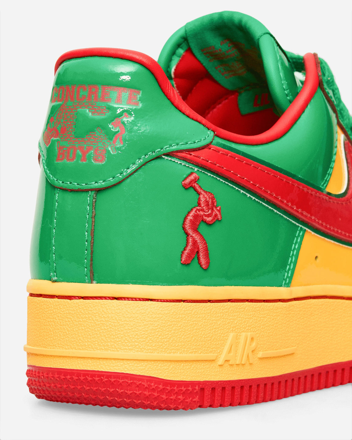Us Force 1 Sneakers Lucky Green / Mystic Red