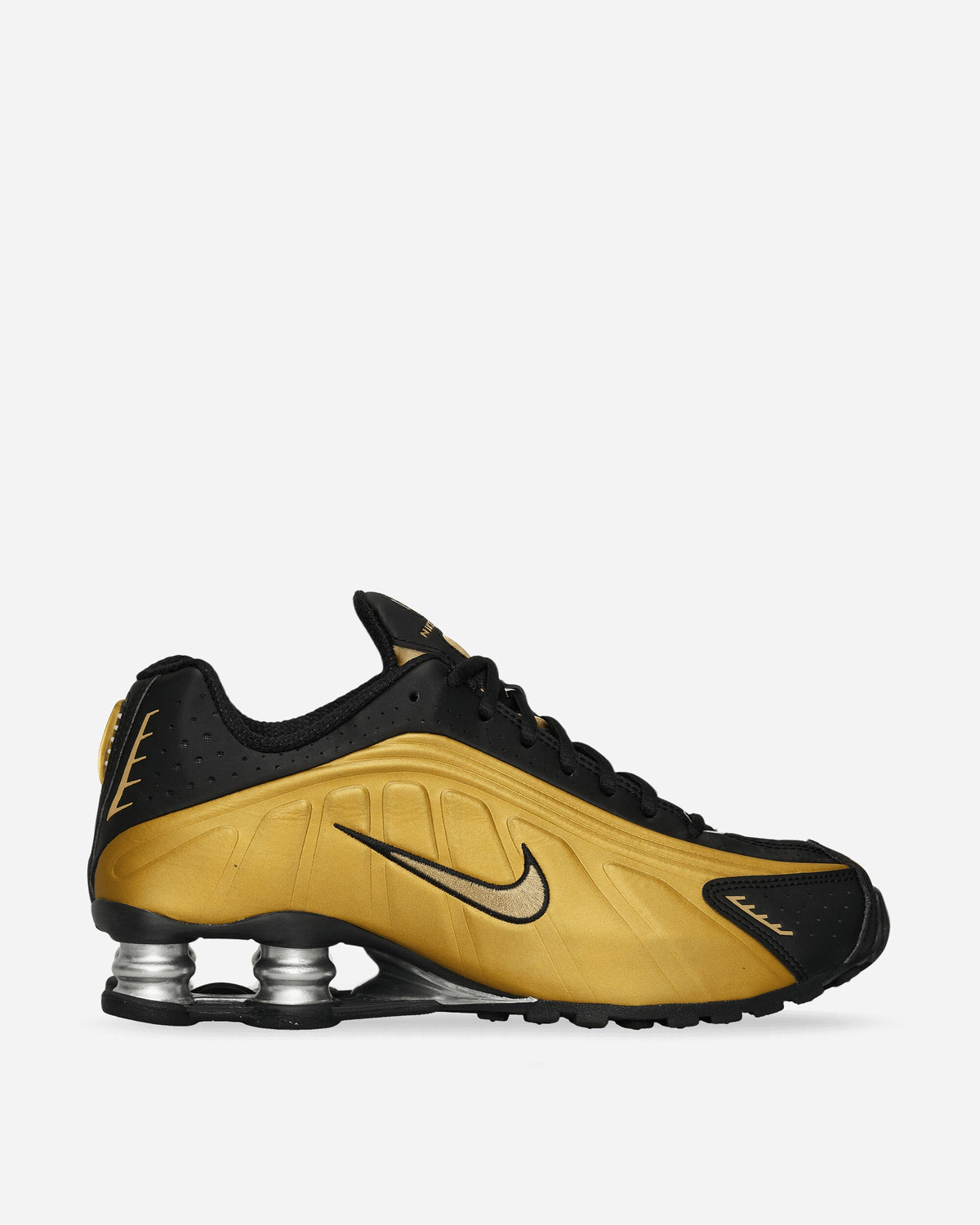 Women's Shox R4 Sneakers Black / Metallic Gold