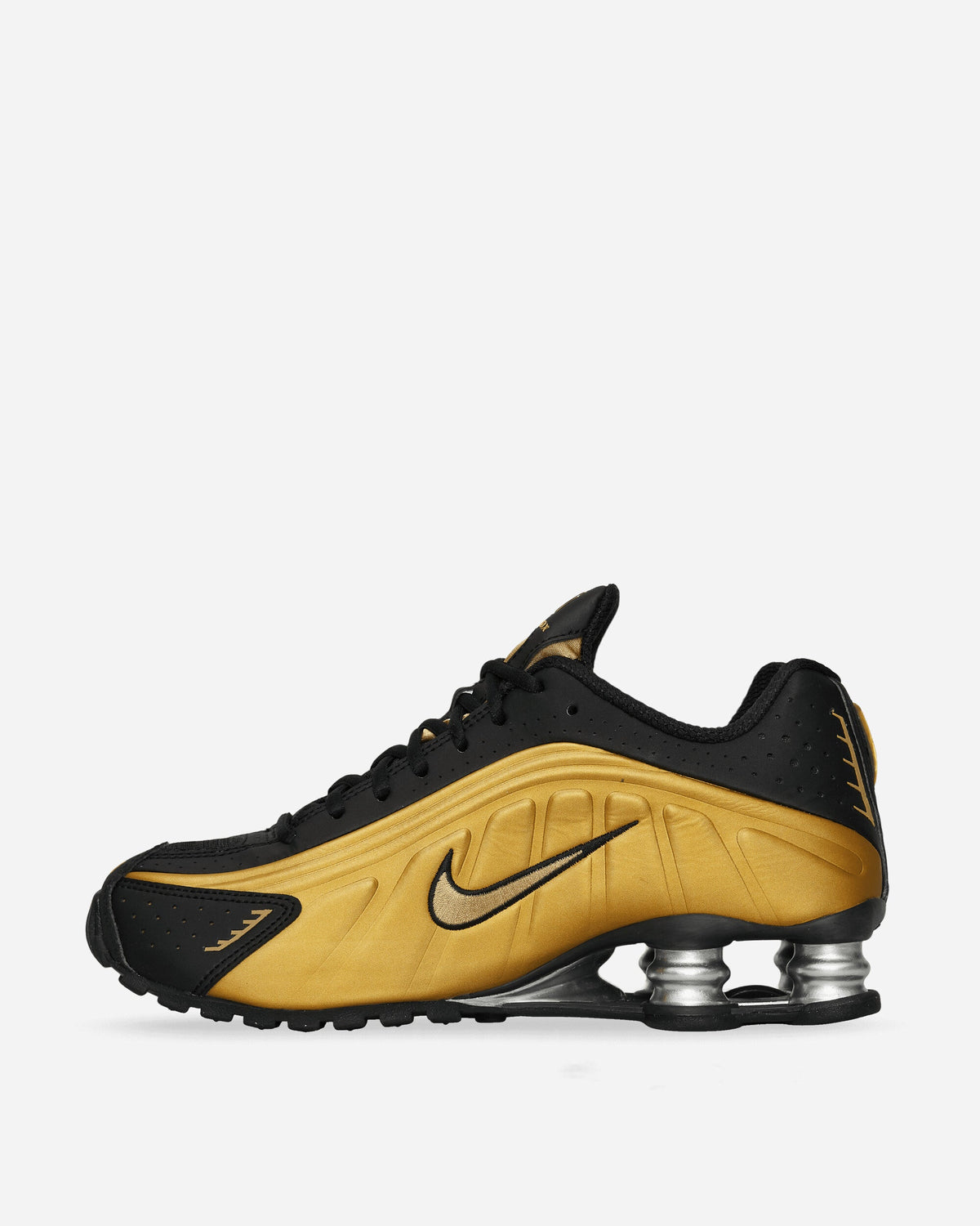 Women's Shox R4 Sneakers Black / Metallic Gold