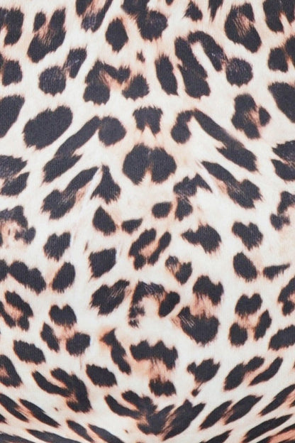 Lilian Off Shoulder Leopard Print Top
