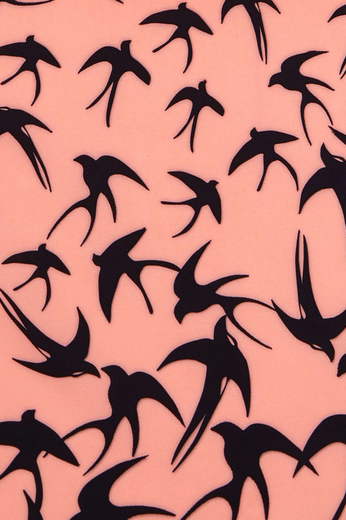 Annie Swing Dress in Pink & Black Raising Swallow Birds