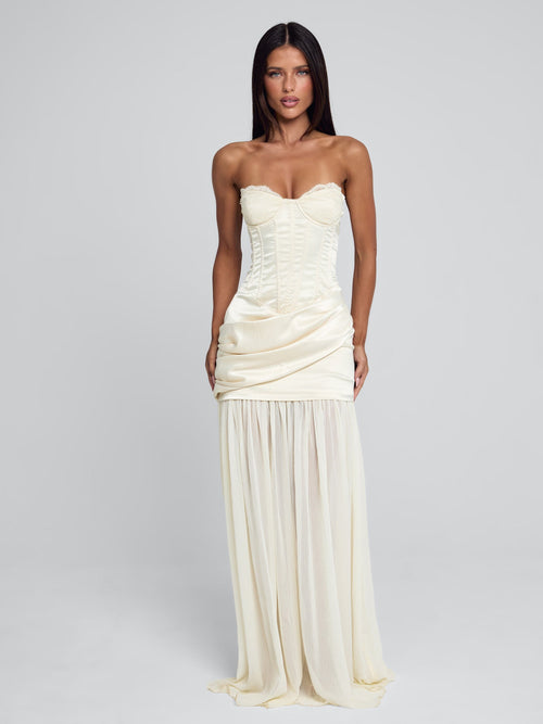 Rowna Maxi Dress Ivory