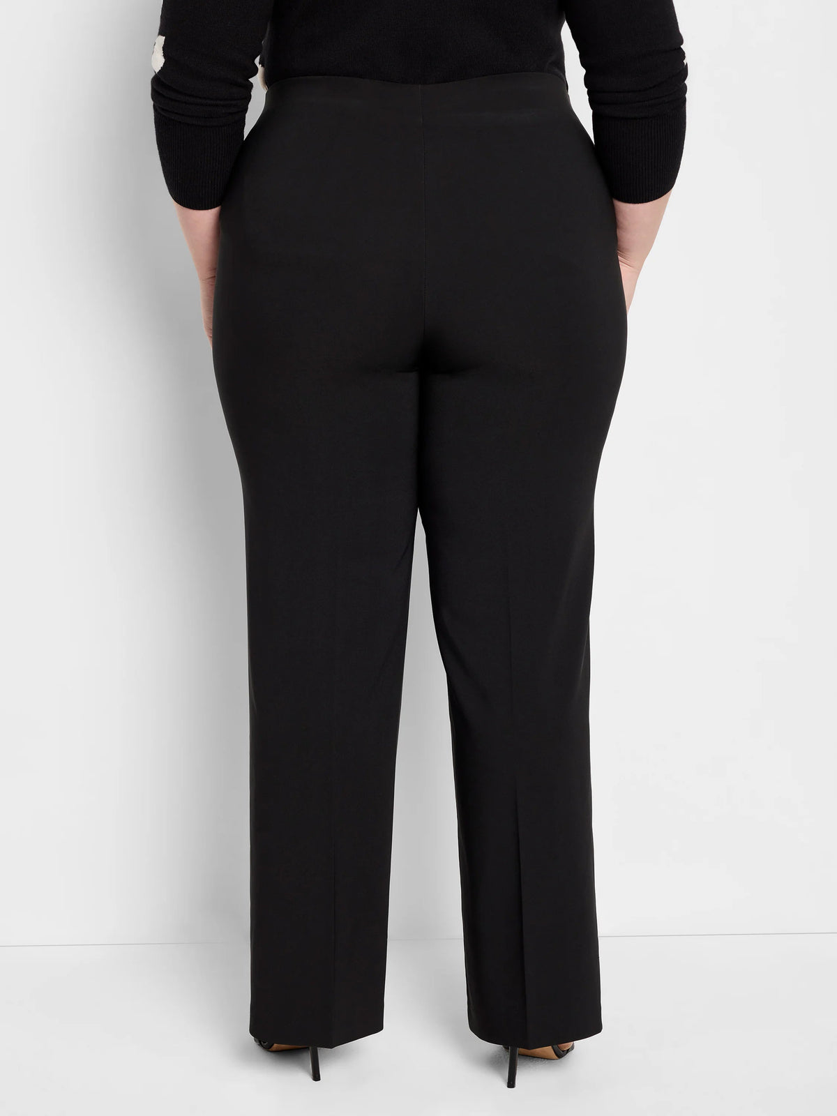 Stretch Knit Lenox Wide-Leg Pant