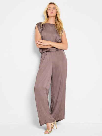Glossy Sheen Pull On Pant