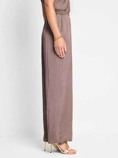Glossy Sheen Pull On Pant