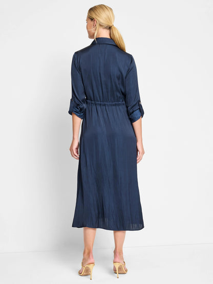 Glossy Crinkle Julie Dress