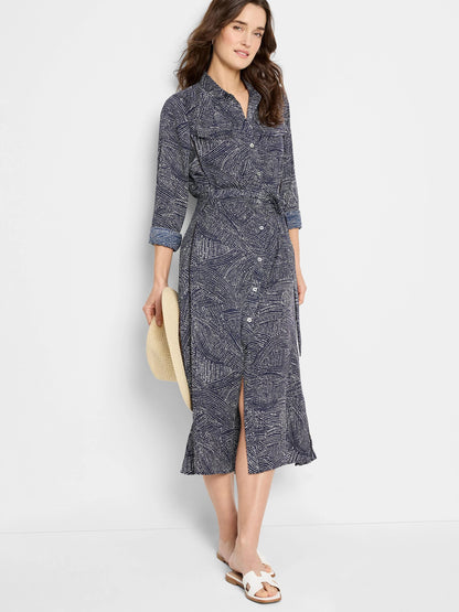 Swirling Sands Shirt Dress