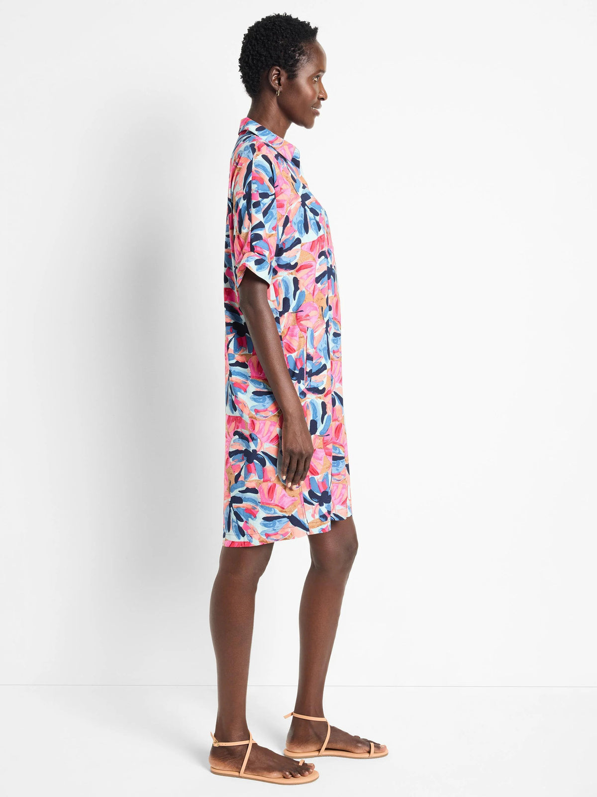 Firework Foliage Polished Devon Dress
