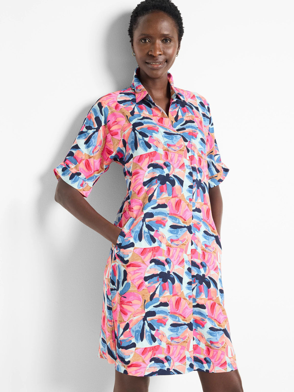 Firework Foliage Polished Devon Dress