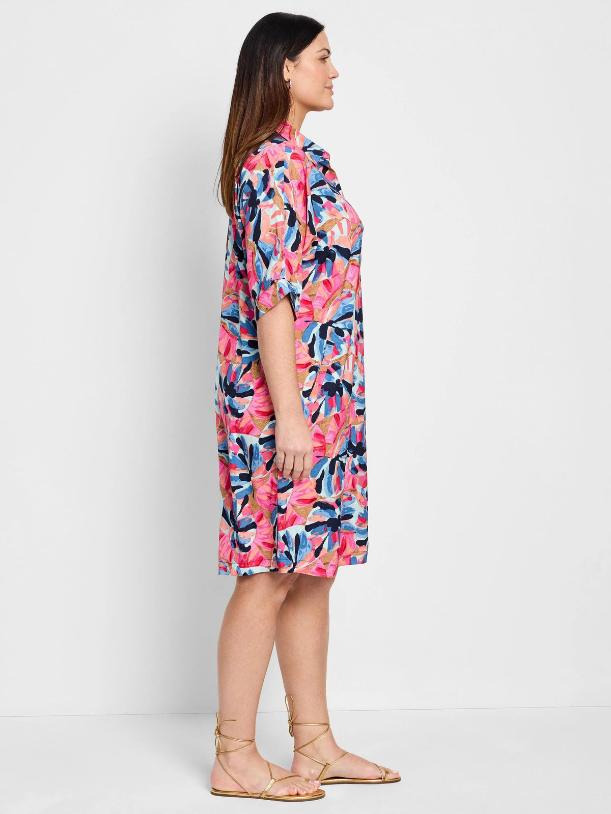 Firework Foliage Polished Devon Dress