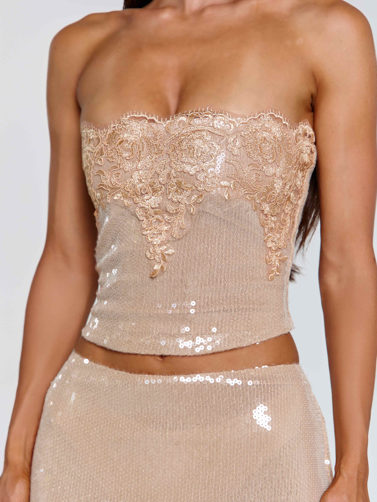 Saela Top Beige
