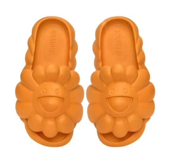 Takashi Murakami Ohana Full-Bloom Slide Apricot