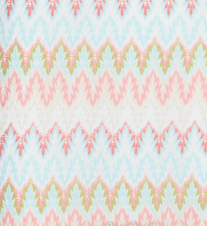 The Taytum Dress - White Multi Smooth Shimmer Knit