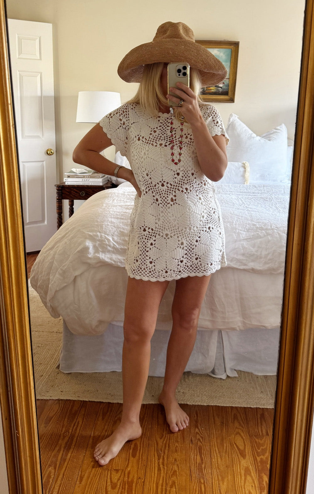 Cleo Coverup ~ Salty Floral Crochet
