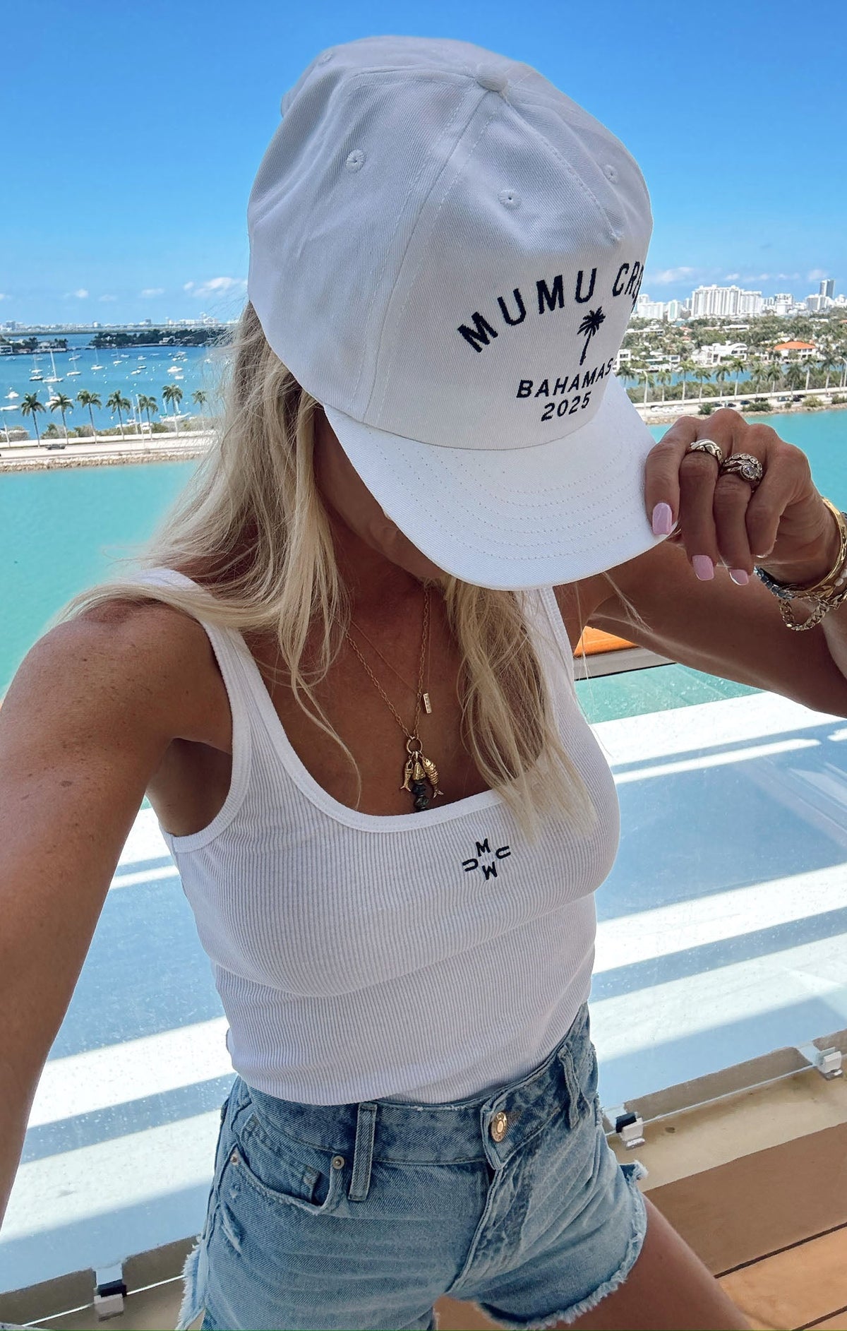 Not So Basic Tank ~ Mumu Logo Embroidery