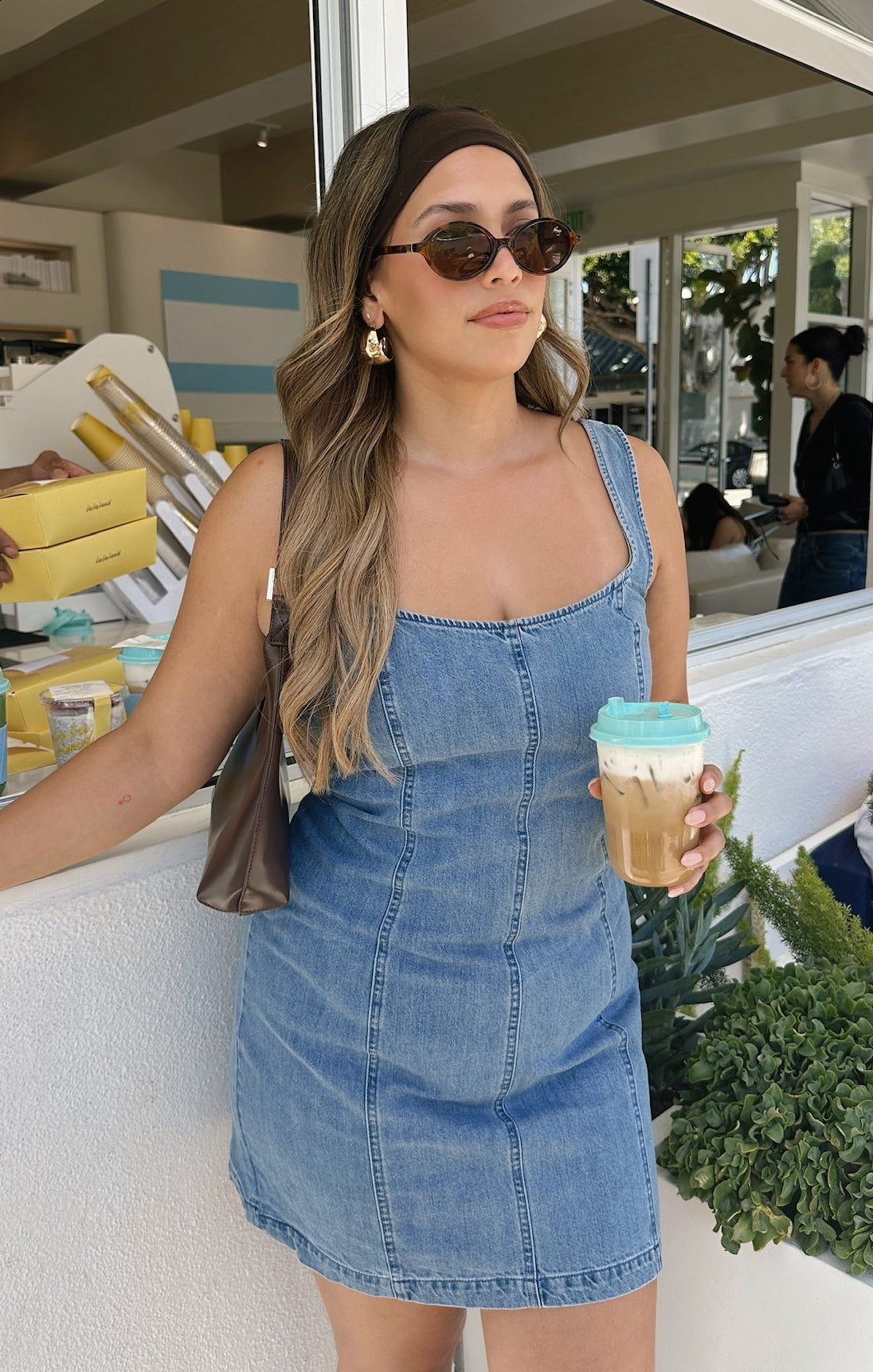 Steph Mini Dress ~ Gloomy Blue