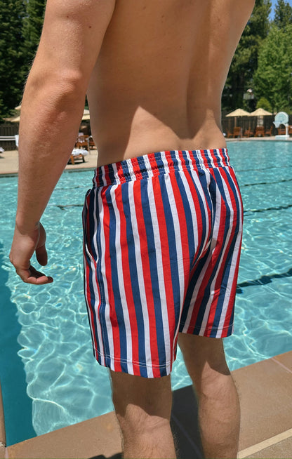 Man Mu Trunks ~ Americana Stripe
