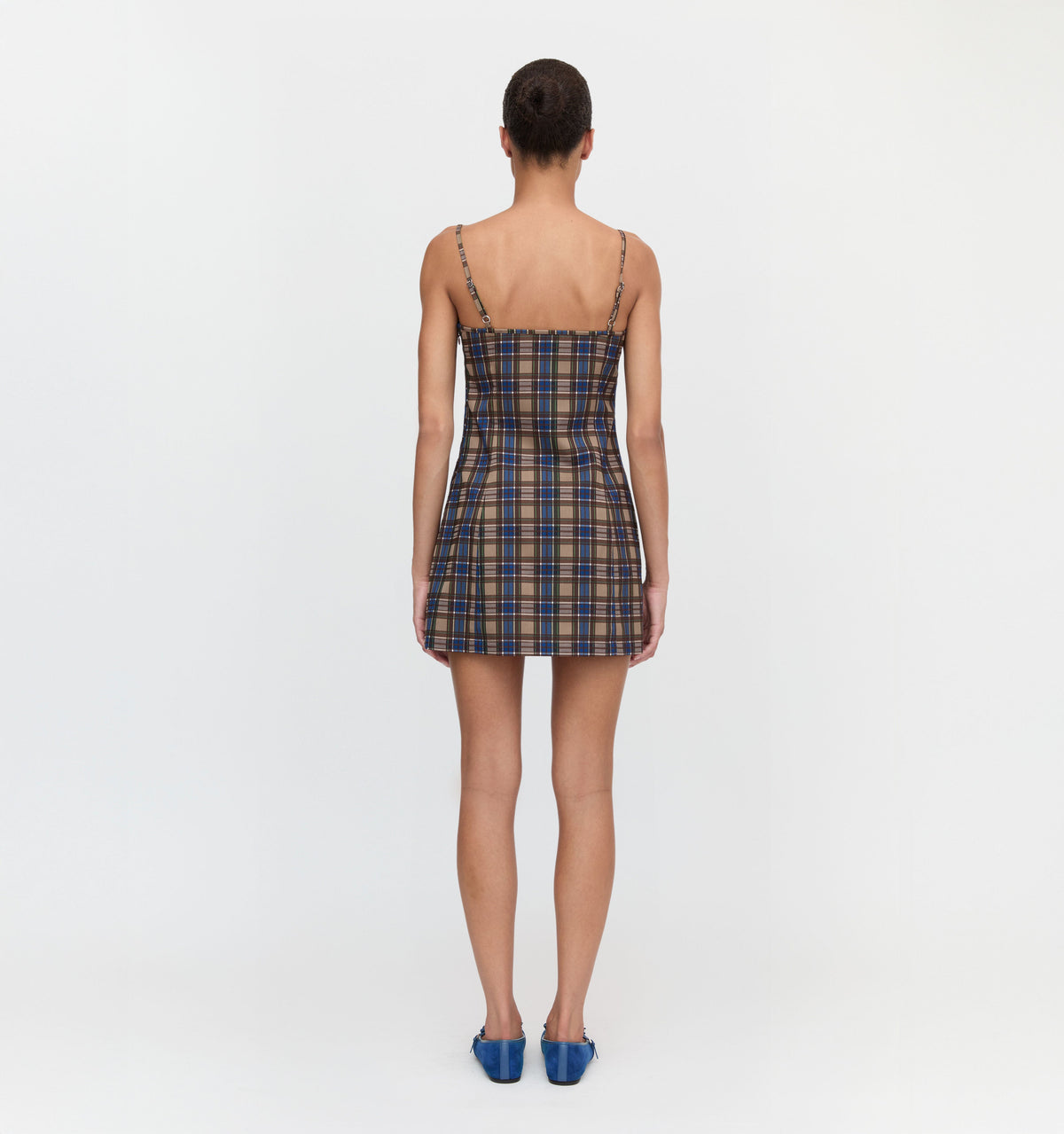 The Rennie Dress - Brown Spencer Plaid