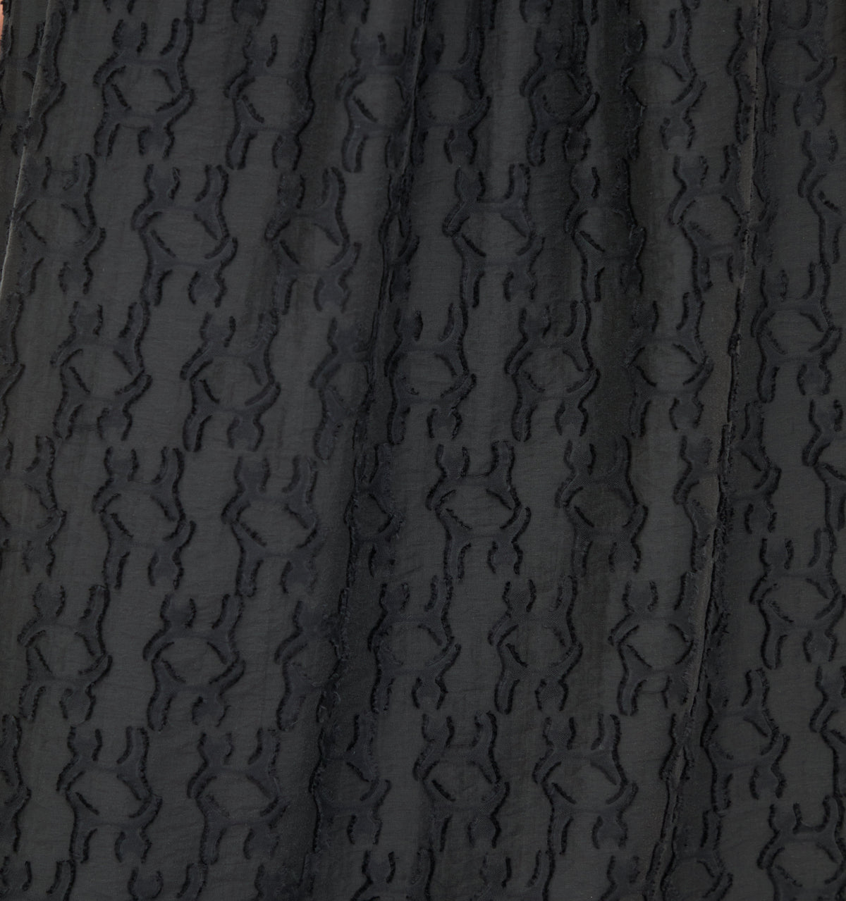 The Anita Nap Dress - Black Fil Coupé