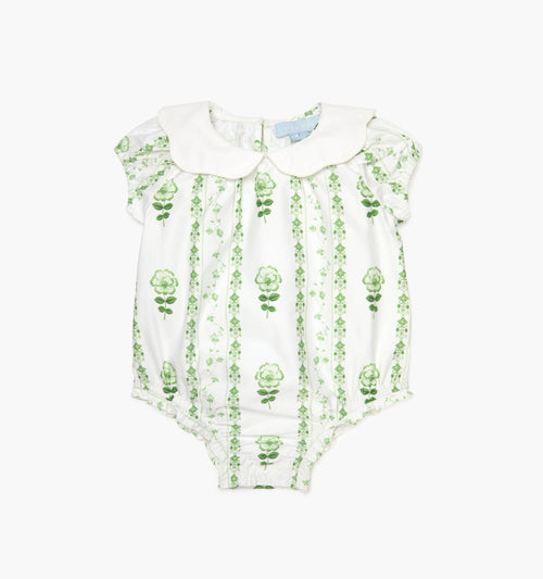 The Baby Nova Bubble - White/Green Arcadia Border